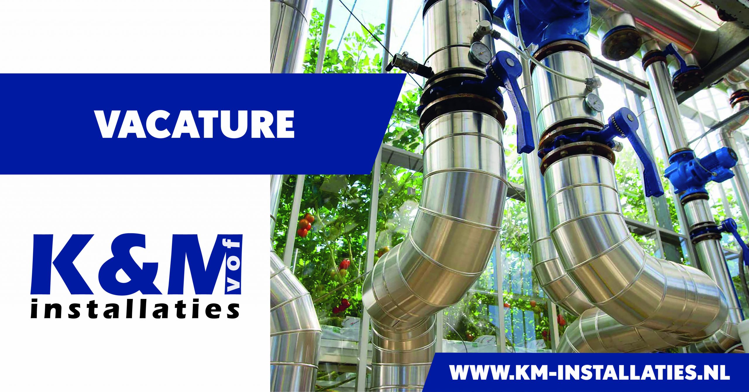 Vacature Technisch Service Coördinator | K&M Installaties